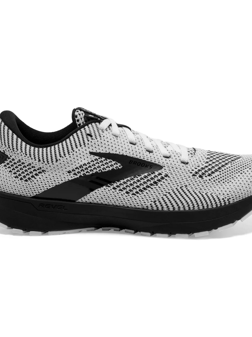 Brooks Women’s Revel 5 Sneakers Black and White Size 7